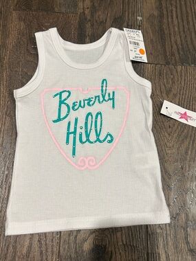NWT* White Boutique Beverly Hills Tank Top Size 2T